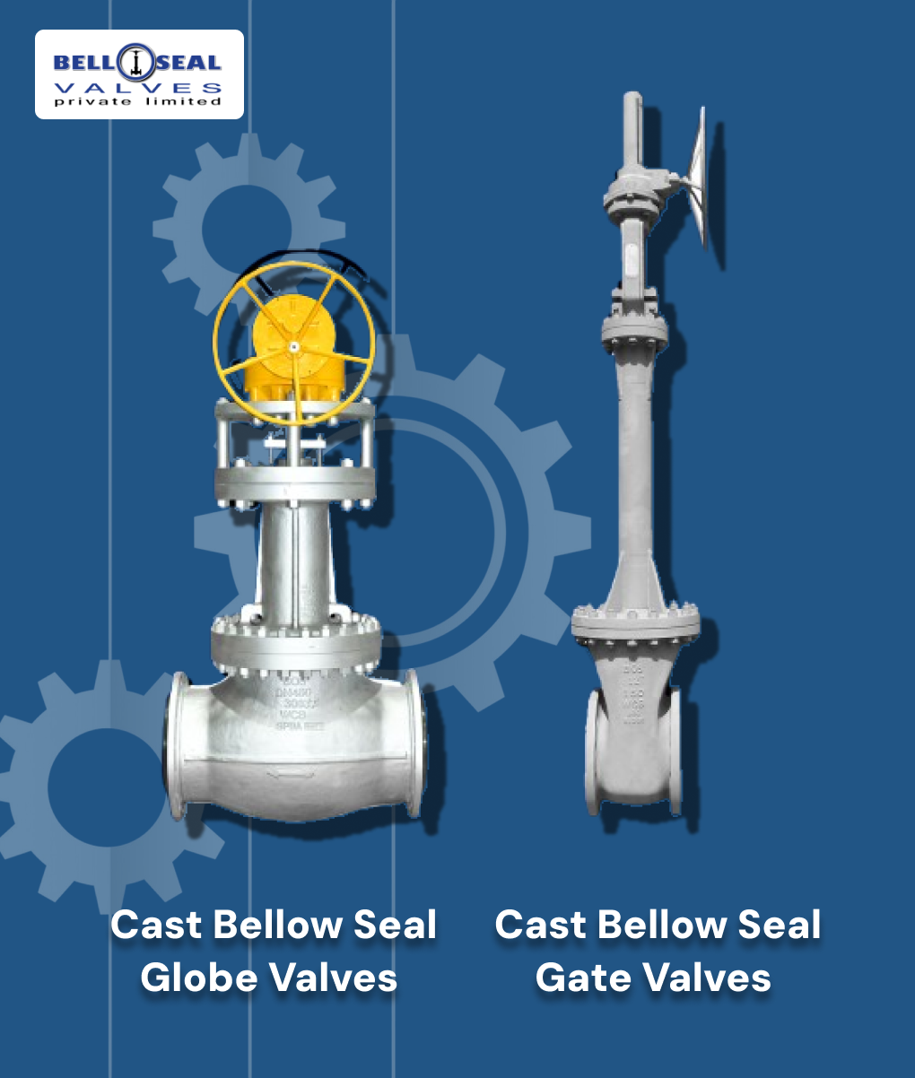 Bellow Seal Globe and Gate Valves.