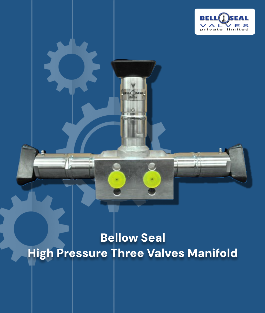 High Pressure Bellow Seal Three Valve Manifold