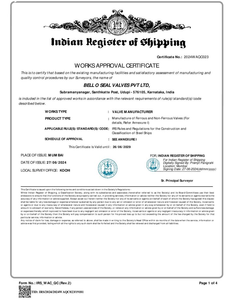 18. IRS-Marine-Works Approval